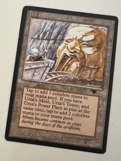 Magic the Gathering MTG Antiquities Urza's Mine (MOUTH) LP (Beta Bob) - Image 1