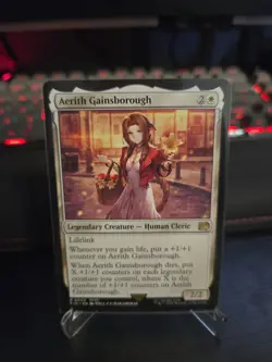 Aerith Gainsborough R0004 (Magic The Gathering Final Fantasy) NM - Image 1