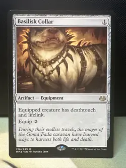 MTG Basilisk Collar [Modern Masters 2017 216/249​​​] LP - Image 1