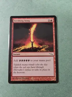 Seething Song - Mirrodin MRD - Moderately Played MP - MTG - Image 1
