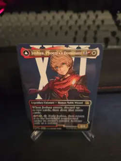 Joshua, Phoenix's Dominant R0397 Borderless (Magic The Gathering Final Fantasy) - Image 1