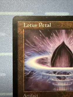 Lotus Petal - Tempest - Magic The Gathering - Vintage 1997 - Image 2