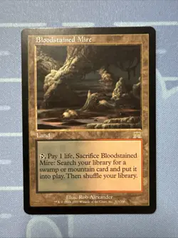 Bloodstained Mire #313/350 Onslaught Magic The Gathering 2002 - Image 1