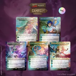 Magic MTG Secret Lair Hatsune Miku Electric Entourage English Rainbow Foil - New - Image 1