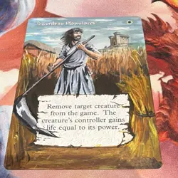 Swords to Plowshares - MTG Kizura Art First Alter - Altered Art 4E - Image 3