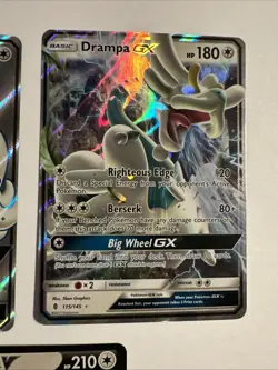Pokemon DRAMPA 3 Card Lot ~ V GX Full Art - Image 4