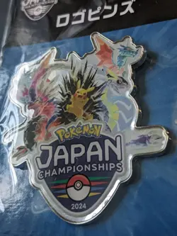 BRAND NEW SEALED - Pokemon Center Japan Championships Logo Pins - JAPANESE - Image 2