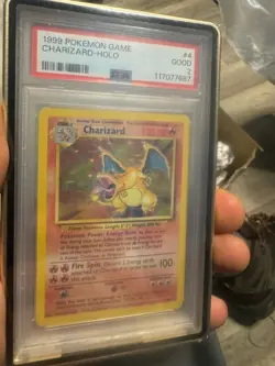 Pokemon TCG Charizard 004/102 Base Set Holo! PSA 2 - Image 1