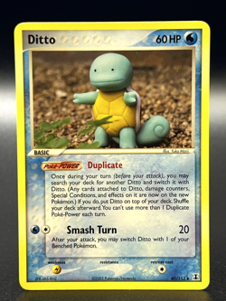 Ditto 040/113 (Squirtle) Uncommon Delta Species Regular Vintage Pokemon TCG - NM - Image 1