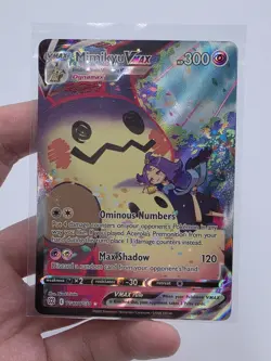 TCG Pokemon Mimikyu VMAX TG17/TG30 Swsh09: Brilliant Stars Trainer Gallery Holo - Image 1