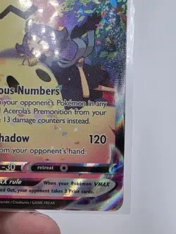 TCG Pokemon Mimikyu VMAX TG17/TG30 Swsh09: Brilliant Stars Trainer Gallery Holo - Image 5