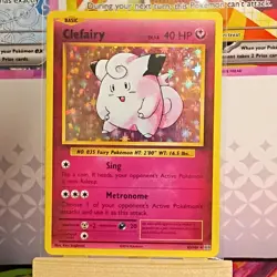 Pokemon Clefairy 63/108 Evolutions Holo - Image 1