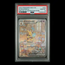 Alakazam ex 201/165 Special Illustration Rare PSA 10 Pokemon Scarlet Violet 151 - Image 1
