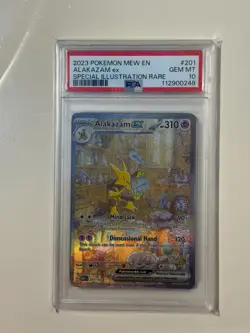 Alakazam ex 201/165 Special Illustration Rare PSA 10 Pokemon Scarlet Violet 151 - Image 3