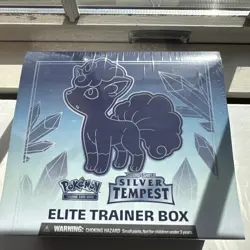 Pokemon TCG Sword & Shield Silver Tempest Elite Trainer Box Factory Sealed Minty - Image 1