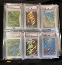 PSA 9 POKEMON 151 S&V IR + SIR COMPLETE SET W/ ETB + Premium Collection Promos - Image 4