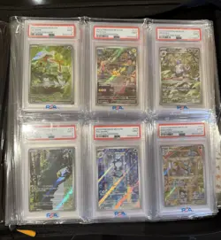 PSA 9 POKEMON 151 S&V IR + SIR COMPLETE SET W/ ETB + Premium Collection Promos - Image 5