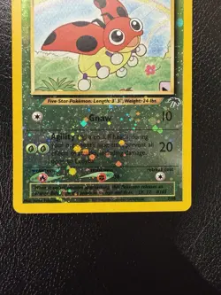 Pokemon Vintage Southern Islands Reverse Holo Ledyba 7/18 Rare WotC Promo LP/MP - Image 3