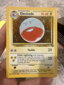 Pokemon TCG Electrode Jungle 2/64 Holo Unlimited Holo Rare - Image 1