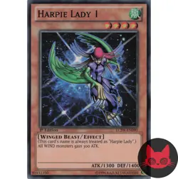 Yugioh Harpie Lady 1 LCJW-EN090 Super Rare 1st Edition NM - Image 1
