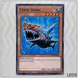 Cyber Shark - LED9-EN048 - Common 1st Edition Yugioh - Image 1