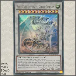 Blue-Eyes Ultimate Spirit Dragon - SDWD-EN043 - Ultra Rare 1st Edition Yugioh - Image 1