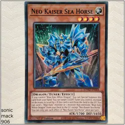 Neo Kaiser Sea Horse - SDWD-EN004 - Super Rare 1st Edition Yugioh - Image 1