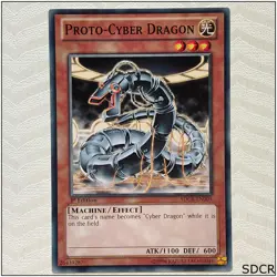 Proto-Cyber Dragon - SDCR-EN005 - Common 1st Edition Yugioh - Image 1