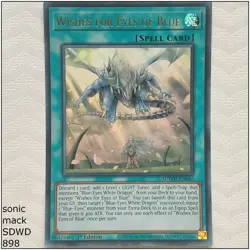 Wishes for Eyes of Blue - SDWD-EN042 - Ultra Rare 1st Edition Yugioh - Image 1