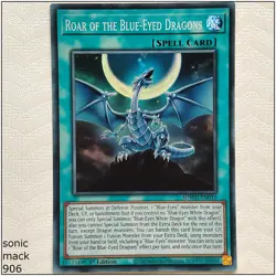 Roar of the Blue-Eyed Dragons - SDWD-EN019 - Super Rare 1st Edition Yugioh - Image 1