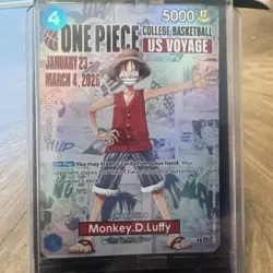 Monkey.D.Luffy (055) (College Basketball US Voyage) P-055 One Piece Promotion... - Image 1