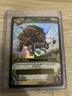 World of Warcraft WOW TCG Tiny Loot Card Unscratched - Image 1