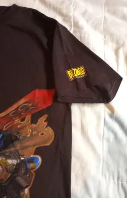 BLIZZARDS UD WORLD OF WARCRAFT BATTLEGROUNDS DRANEI BROWN SHIRT VINTAGE LG - Image 3