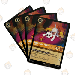 4x Dalmatian Puppy - Tail Wagger (#38) Playset, Disney Lorcana, Reign of Jafar - Image 2
