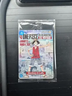 One Piece Monkey.D.Luffy College US Voyage Card - Image 1