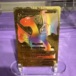 Pokemon Charizard GX Gold Foil Card - Image 1