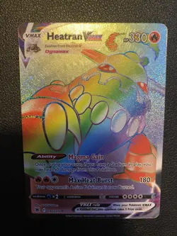 Pokemon TCG Heatran VMAX Astral Radiance Holo Card 191/189 Secret Rare - Image 2