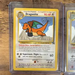 Pokemon Dragonite Dark Dragonite Kids WB Promo Lot 4 Cards English Japanese 1999 - Image 2