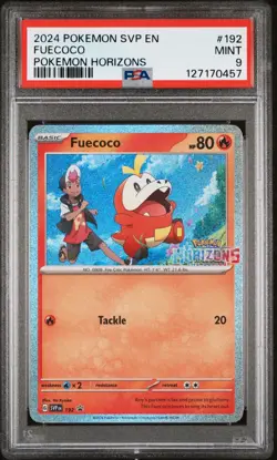 Fuecoco 192 Sv: Scarlet & Violet Promo Cards Holo PSA 9 - Image 1