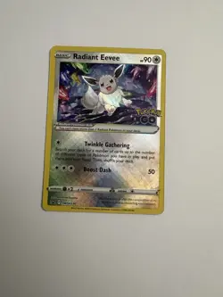 Radiant Eevee SWSH230 Sword & Shield Promo Card Holo 2022 Pokemon TCG - Image 1
