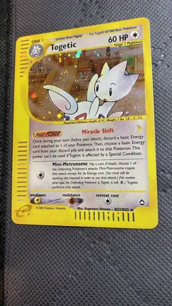 2002 Rare Holo Pokemon Card Togetic H27/H32 - Image 2