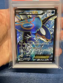 KYOGRE EX POKEMON 148/160 2015 XY PRIMAL CLASH FULL ART ENGLISH PSA 7 NM CARD - Image 3