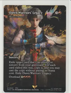 Dawn Warriors' Legacy - Showcase Rare MtG Card FCA 41 Final Fantasy - Image 1