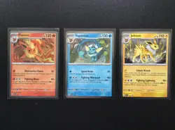 3x Prismatic Evolutions Pokemon Card Bundle -Black Star Promos SVP 167, 168, 169 - Image 1