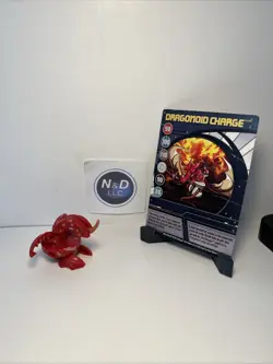Bakugan Dragonoid B1 Red Pyrus 350G Battle Brawlers W/Card Open Core Read RARE - Image 1