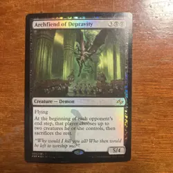 MTG - Archfiend of Depravity Foil Creature Demon English - Image 1