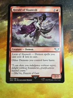 Herald of Slaanesh Universes Beyond: Warhammer 40000 Regular MTG NM - Image 1