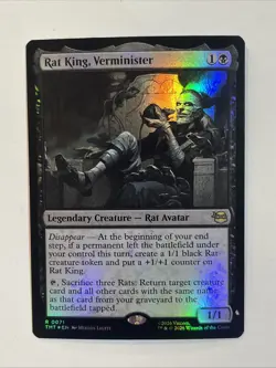 Rat King, Verminister - 0266 - TMNT - TMT - Foil MTG - NM - Image 2