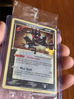 Pokemon TCG Greninja Gold Star SWSH144 Celebrations Black Star Promo SEALED 📈🔥 - Image 4