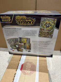 Pokemon TCG Surging Sparks Pokemon Center - Elite Trainer Box ETB SEALED NEW - Image 3